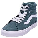 Schnürverschluss Vans Damen Filmore Hi Sneaker, Ente aus Wildleder, Grün, 39 EU