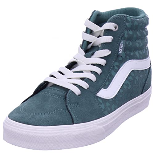 Vans Damen Filmore Hi Sneaker, Ente aus Wildleder, Grün, 38 EU