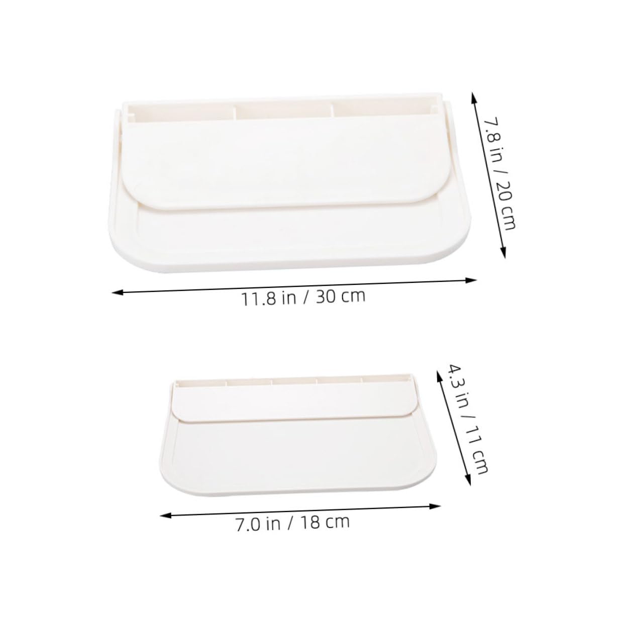 GLEAVI 2pcs Wall Mounted Folding Shelf Versatile Bathroom Organizer for Towels and Soap Small Sturdy Material Modern Minimalist Design Space Saving Storage