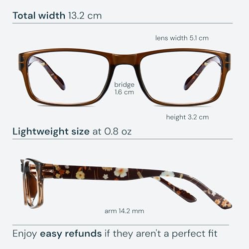 Image of Gaoye 2.0 Professional Reading Glasses for All Day - Computer Readers with Blue Light Protection - Value Pack