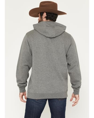 Cinch Men's Grey Logo Essentials Hoodie4