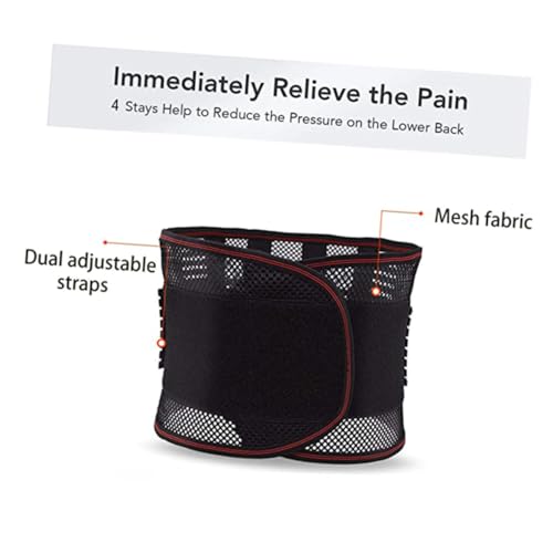 Faja lumbar ajustable color negro talla M miniatura 6