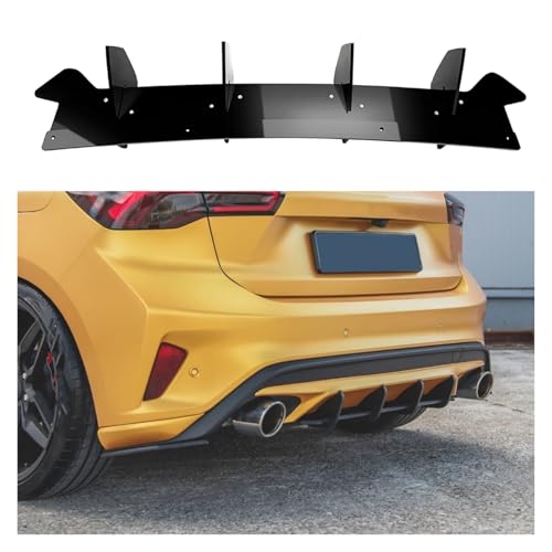 Diffuseur de pare-chocs arrière pour restaurer et styliser le soubassement de Focus ST MK4 - 6