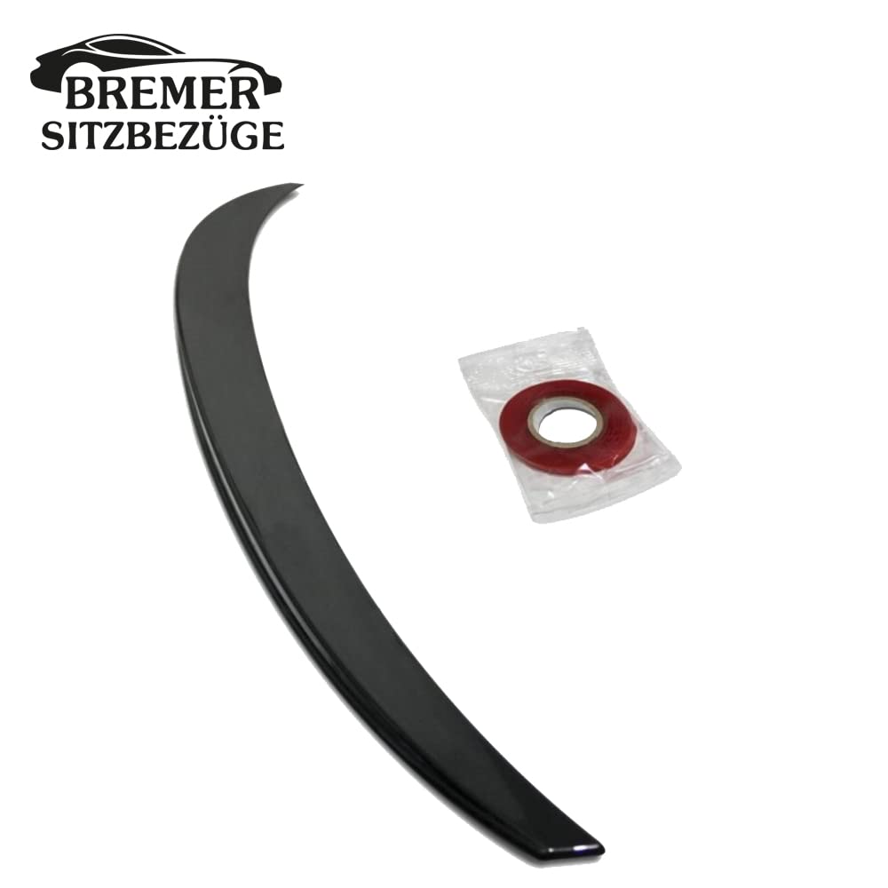 Bremer SITZBEZÜGE Alerón Trasero en Negro para BMW Serie 5 F10 (2010-2016)