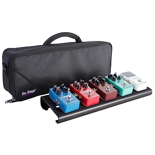 OnStage On-Stage GPB2000 Compact Pedal Board with Gig Bag, Black