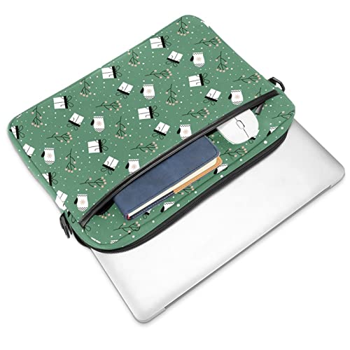Sac fourre-tout vert ordinateur protégeant des rayures pour portable 13-14.5" - 2