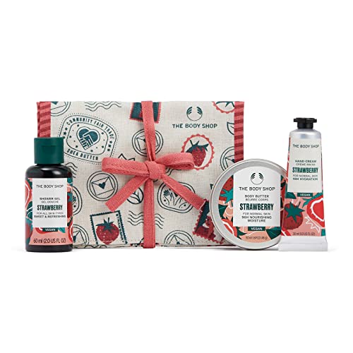 The Body Shop Jolly & Juicy Strawberry 3-Pieces Mini Gift Set