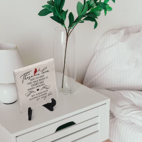 Sympathy Gifts, Memorial Desk Sign For Loss Of A Loved One, Bereavement Condolence Remembrance Gift, Funeral Decor Sign, In Loving Memory Of Loss Of Mother Father, Sorry For Your Loss (Those We Love Don't Go Away) #TOP3