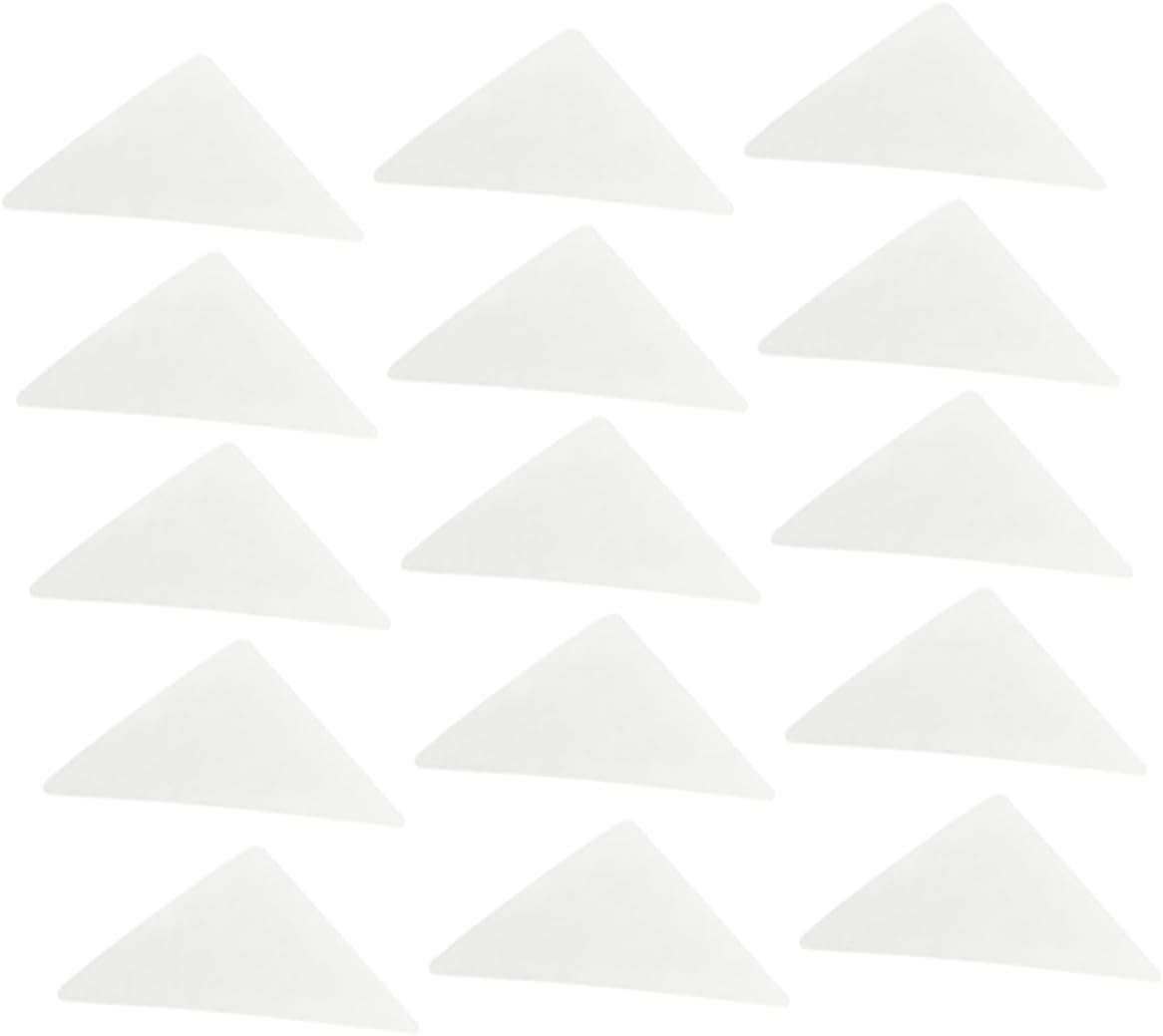 180pcs Shirt Collar Stays for Men PVC Collar Stickers for Dress Shirts Triangle Shape