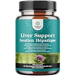 Milk Thistle Supplement for Liver Cleanse Detox & Repair - Herbal Pills with Dandelion Root, Choline, Beetroot & Artichoke Extract - 120 Capsules