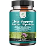 Milk Thistle Supplement for Liver Cleanse Detox & Repair - Herbal Pills with Dandelion Root, Choline, Beetroot & Artichoke Extract - 120 Capsules