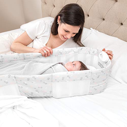 Baby Delight Snuggle Nest Harmony — Pijama infantil portátil | Sonhos florais | Design exclusivo pat