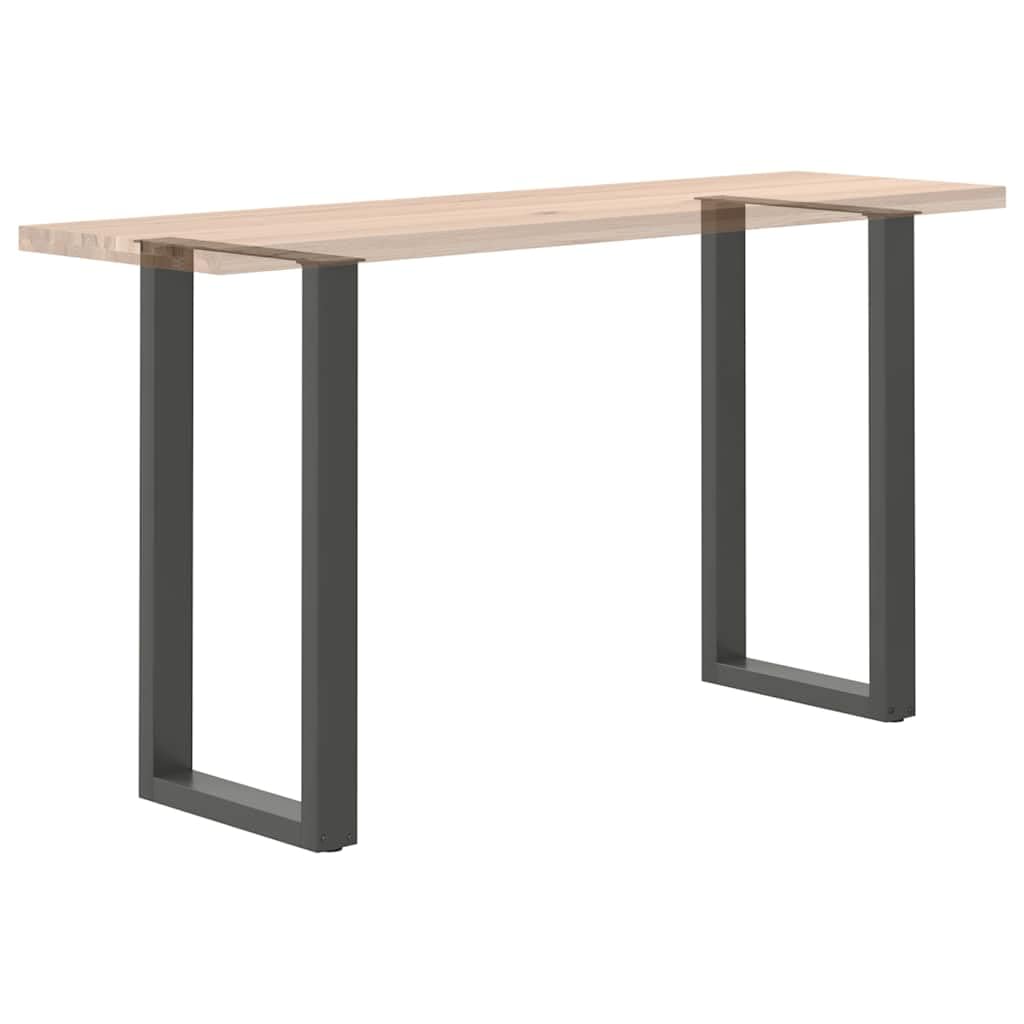 vidaXL Patas para Mesa de Bar en Forma de U (2 Unidades), Antracita, 40 x (90-91) cm, Acero