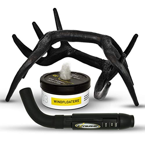 Illusion Systems Bundle - Windfloaters, Extinguisher Deer Call System (Black) & Black Rack Rattling System - Pack Of 3 #TOP18