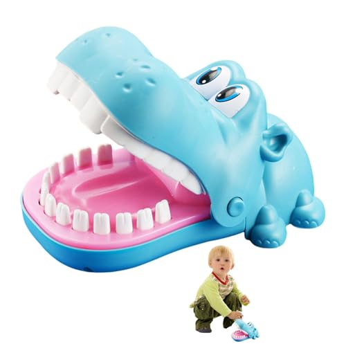 Das Hippo-Zahnset mit Zähnen zum Rennen, Fingerspiel | schnelle Reaktion des klassischen Spielzeugs für Erwachsene und Erwachsene