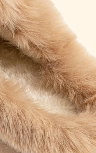 Slippers for Women Fuzzy Cute Slip on Indoor Outdoor Bedroom Slippers Ladies Comfy Anti-Skid Sole Female Home Shoes4