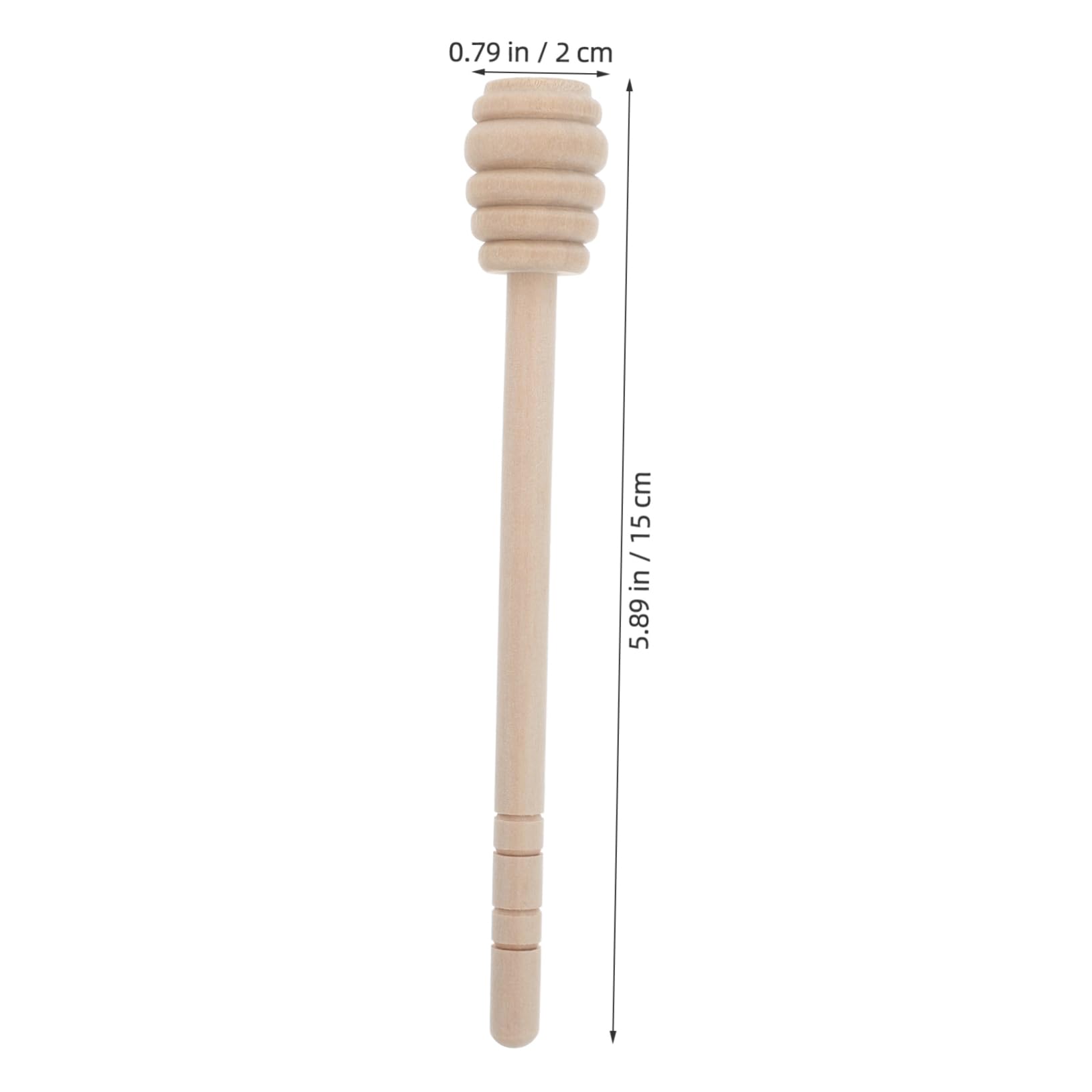 FUNOMOCYA 5pcs Syrup Stirrer Honey Server Honey Stick Server Stir Sticks for Cocktails Honey Stirring Sticks Syrup Dipper Stick Honey Ladle Jam Honey Sticks Jam Dipper Wooden re-usable