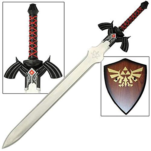Dark Link Shadow Video Game Master Sword with Plaque