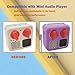 Anti-Slip Silicone Cover for YOTO Mini Audio Player, Protective Sleeve Case for Mini Player; Accessory for Kids Music Players (Case Only) (Purple)