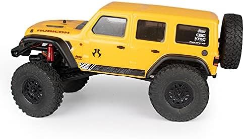 Miniatura 6 de KYX Carreras CNC Mecanizado Aleación de Aluminio de Repuesto Estante de Neumáticos Actualizaciones Accesorios para 124 Escala RC Crawler Car Axial