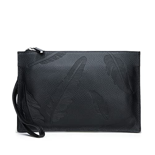 Bolso de mano para hombre: solucione la falta de espacio con cuero elegante