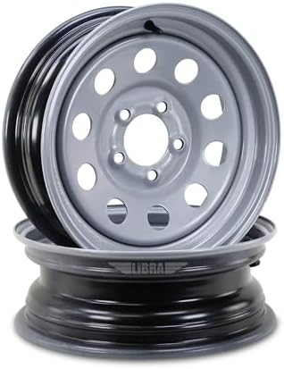 15 X 5 In. Modular Trailer Wheel, Silver - 5 X 4.5 In. Bolt Pattern - Foto 8