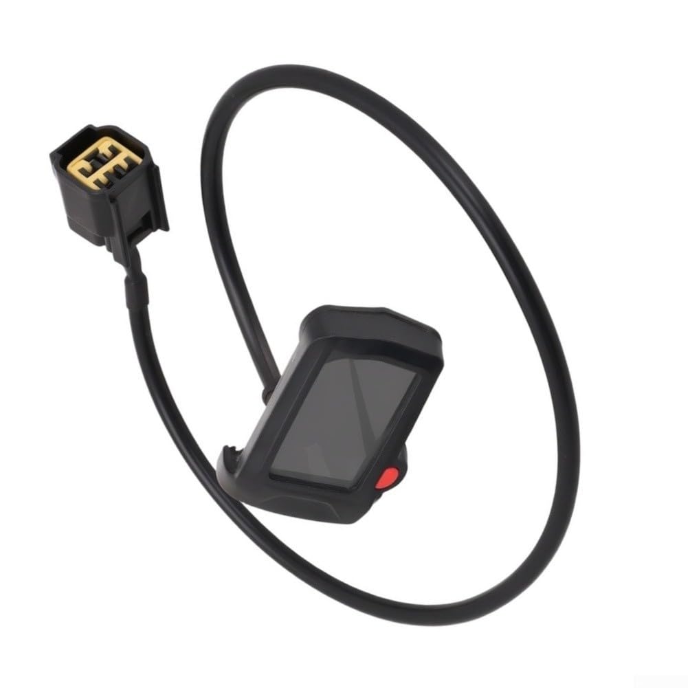 Asamblea de velocímetro de plástico ABS 8cm diseño negro