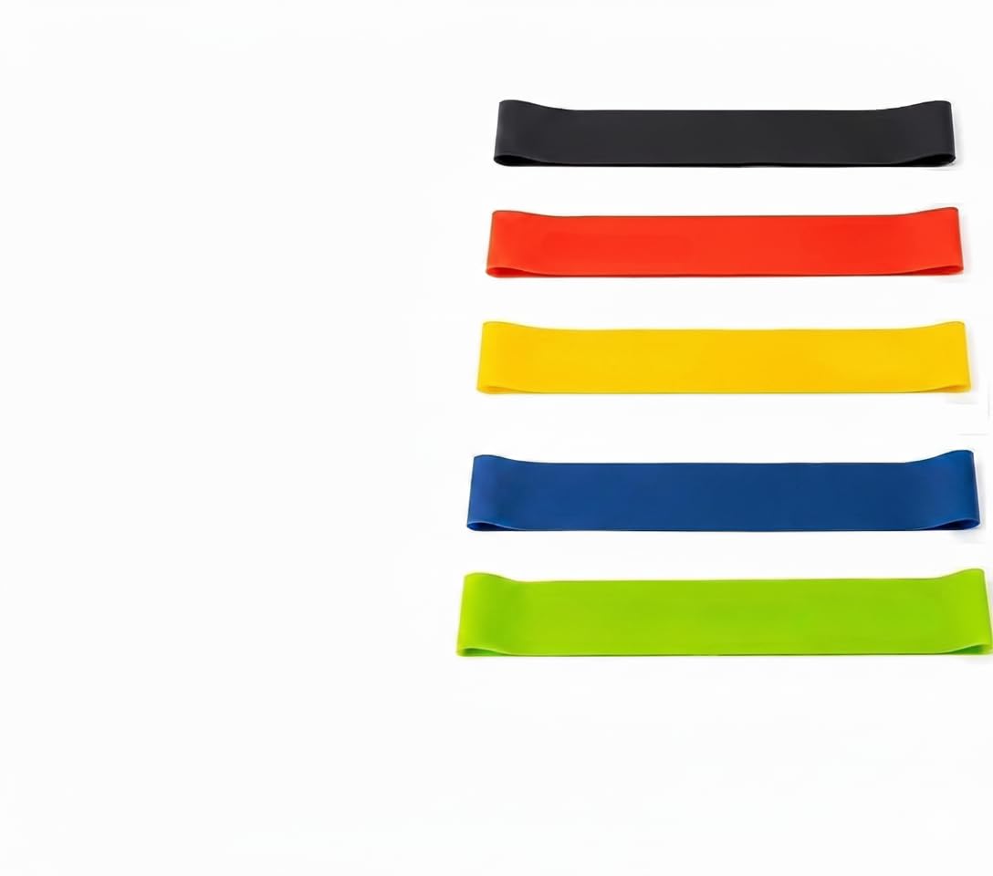 Troft Resistance Bands for Exercise, Mini Loop Band Set, Natural Latex, Multicolor, for Gym Booty Toning Workout
