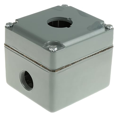 Caja aluminio 1 taladro Schneider mss 53 90 para botonera industrial de 30mm