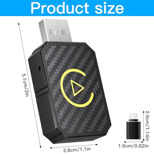 Convertit wired CarPlay en wireless - Mini adaptateur auto USB double bande