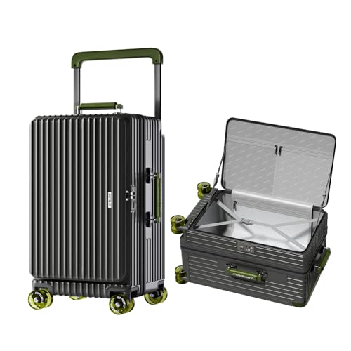 [GGQAAA] {fUCi[݌v X[cP[X ЊJ+g@\t e  zC[ ÉLX^[X[cP[X (Gray+Green Wheels, 28C`/>1076*40*36cm)
