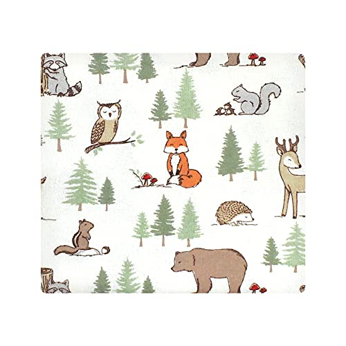 Image of Luvable Friends Little Treasure Flannel Receiving Blankets 4pk