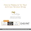 Cho-Pat Achilles Tendon Strap, Developed with Sports Medical Professionals at Mayo Clinic to Reduce Stress & Alleviate Achilles Tendonitis Pain, Small