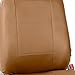FH Group Front Set Faux Leather Car Seat Covers for Low Back Seat with Removable Headrest, Universal Fit, Airbag Compatible Seat Cover for SUV, Van, Tan