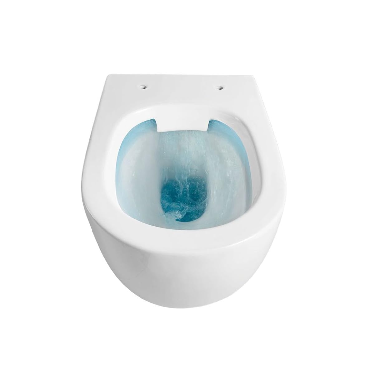 Belvit Wand-WC Komplettset, Vorwandelement 75-82 cm, Spülrandlos, Weiß