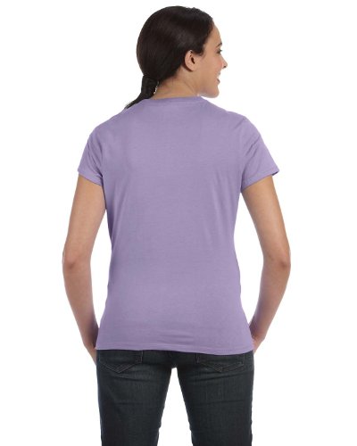 Image of Hanes Women's Perfect-T Crewneck T-Shirt, Lightweight Cotton Short Sleeve Tee for Women