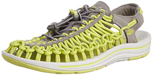 [キーン] サンダル UNEEK(旧モデル) ユニーク レディース GARGOYLE/BRIGHT CHARTREUSE 24.0 cm