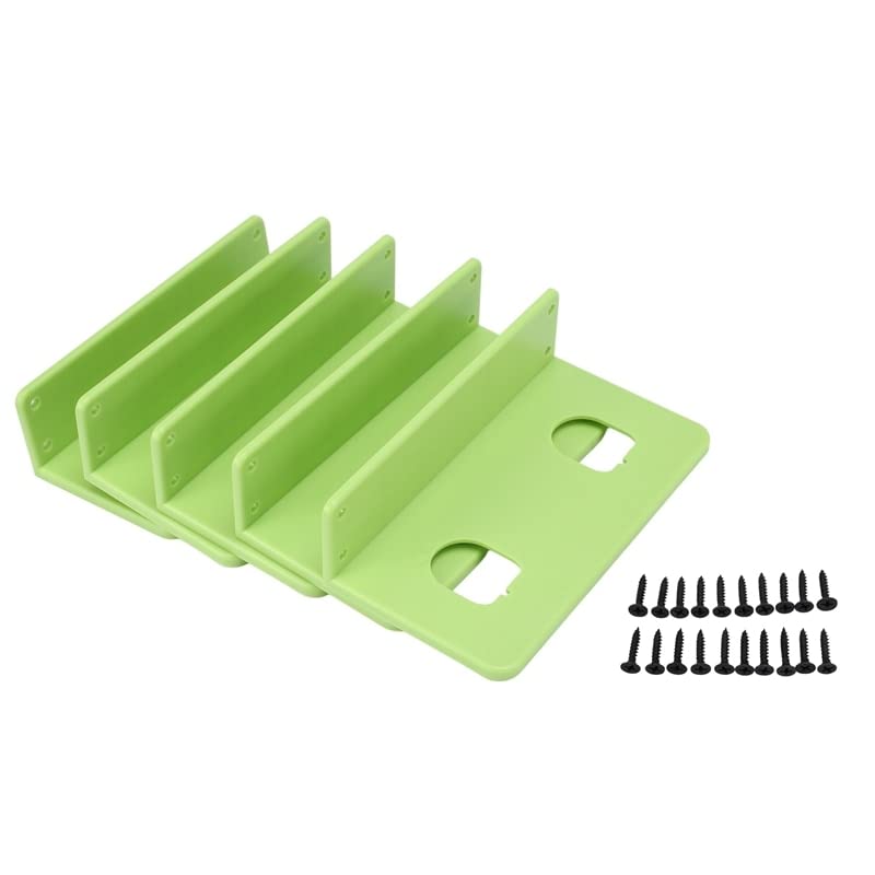Tool Part for 5 Packs Tools Drill Mount Holder, for 18V Tool Holder Dock Ger with 20 Screws Screwdriver Bit Holders