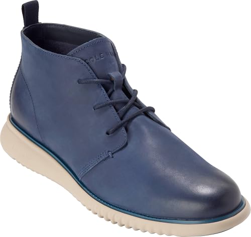 Cole Haan Cole Haan Men's 2.Zerogrand Chukka Boots, Midnight Moon Nubuck/Dark Blue/Oat, 11.5-M US