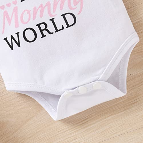 Minifeiko Preemie Baby Girls Clothes Daddys Girl Printed Ruffle T-Shirt Romper Bodysuit Leopard Shorts Headband Infant Girl Summer Outfits Set(Leopard,Preemie) #TOP7