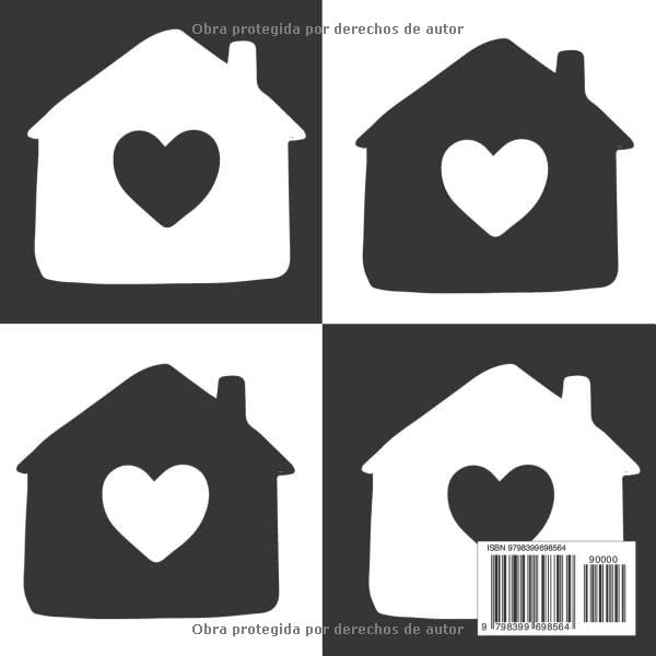 Miniatura 2 de Libro blanco y negro para bebés de alto contraste 0-12 Meses Imágenes de Estimulación Visual para Recién Nacidos, Educación Sensorial (Spanish