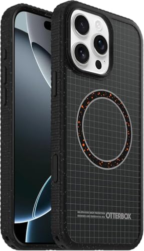 Coque iPhone 16 Pro Max OtterBox Sole Series noire aimantée et antidérapante