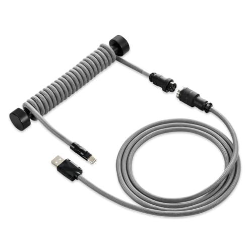 Câble aviateur Sharkoon SKILLER SGK50 noir et gris pour clavier gaming flexible
