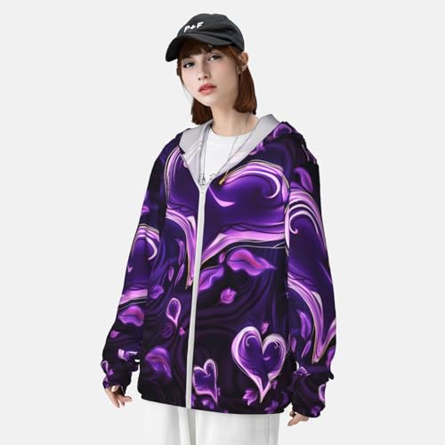 Chaqueta con protección solar UPF 50+ manga larga con capucha miniatura 4