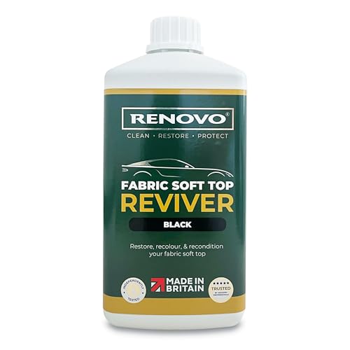 Renovo International Soft Top Reviver, Black, 1 Litre