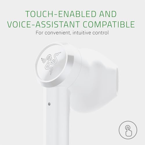 Razer Hammerhead True Wireless Ecouteurs sans Fil Écouteurs Intra Auriculaires Résistant à ’Eau Bluetooth 5.0 Control de la Voix Boite de Charge Mercury - vue 5