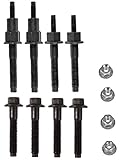 Everbuilt Exhaust Manifold Bolt Stud Lock Nuts Hardware Kit Set Compatible for 2000-2013 Chrysler Do