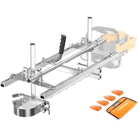 FARMMAC Chainsaw-Mill-Portable-Saw-Mill - 36 Inch Chainsaw Mill Kit Planking Milling, Gas Powered Cover