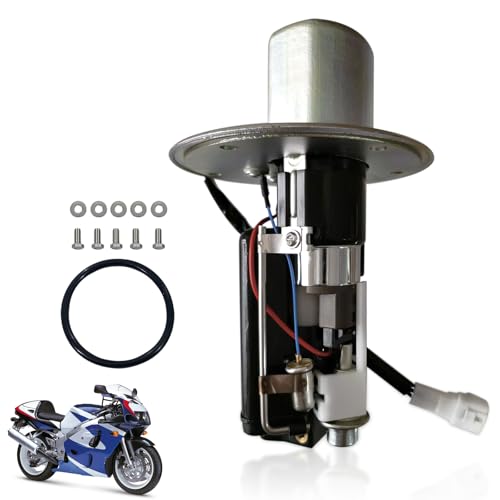 Electric Fuel Pump Assembly Compatible with 2004 2005 Suzuki GSXR 600 GSX-R600 GSXR600 GSXR 750 GSX-R750 GSXR750, Replaces 15100-29G00 1510029G00 UC-T30SU16 UCT30SU16