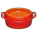 Produktbild Le Creuset Gusseisen-Bräter Doufeu, Oval, Ø 32 cm, Für alle Herdarten und Induktion geeignet, Ofenrot